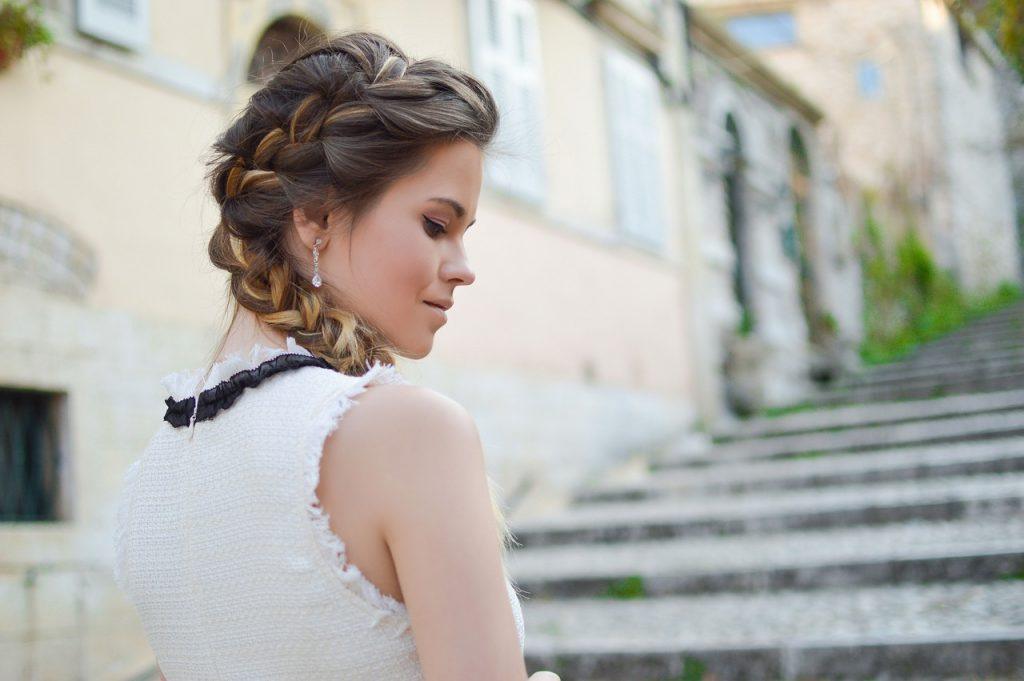 cabelo com trança