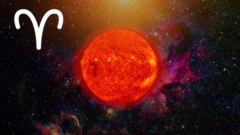 características do sol em áries